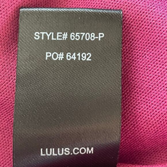 Lulus Magenta Purple Floral Maxi Dress Sleeveless Backless MED Romantic Prom - Picture 12 of 12